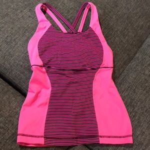 Lululemon Cool Racerback Braless Athletic tank
